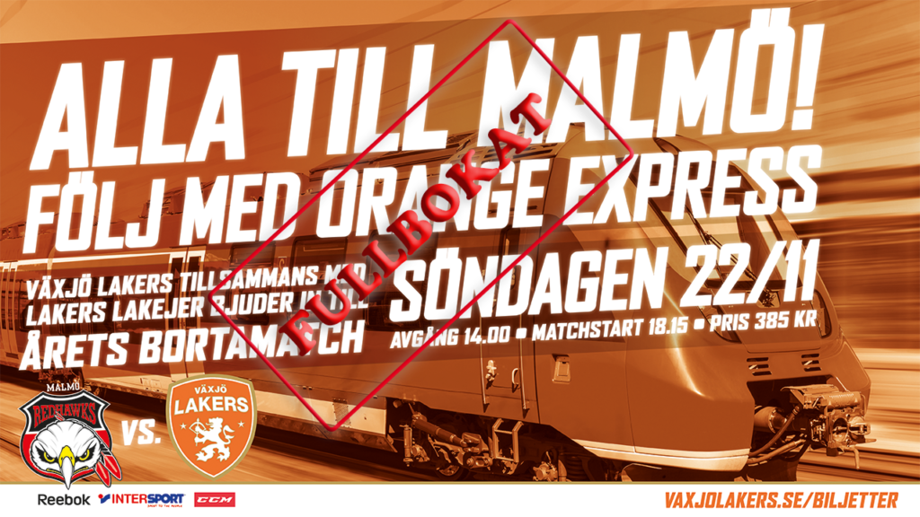 Orange Express är nu FULLBOKAT