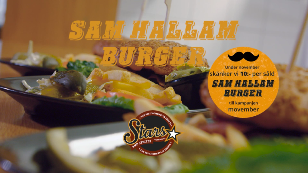Ät en Sam Hallam Burger på Stars n Stripes