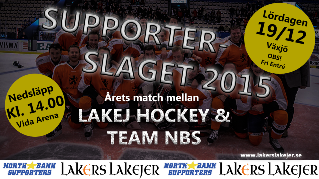 Supporterslaget 2015 i Vida Arena