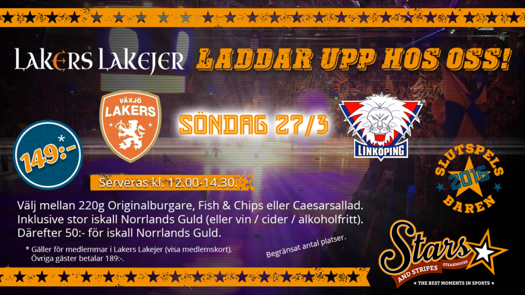 Ladda upp på Stars n Stripes innan matchen