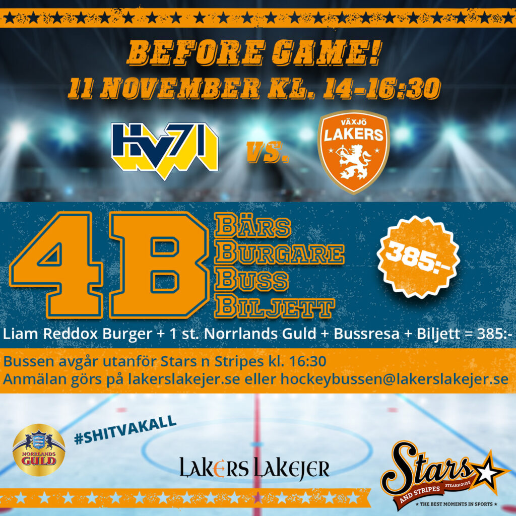 Hockeybussen Smålandsderby 11 november