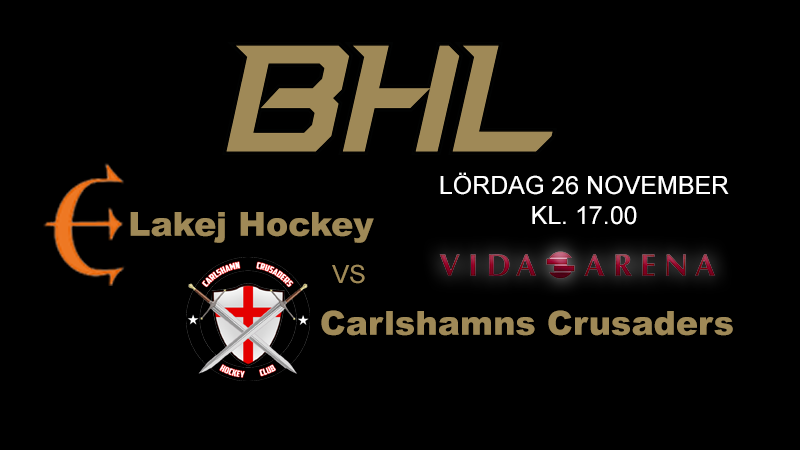Hemmapremiär för Lakej Hockey i BHL