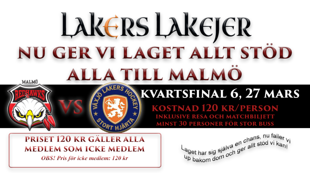 Nu behöver laget vårt stora stöd