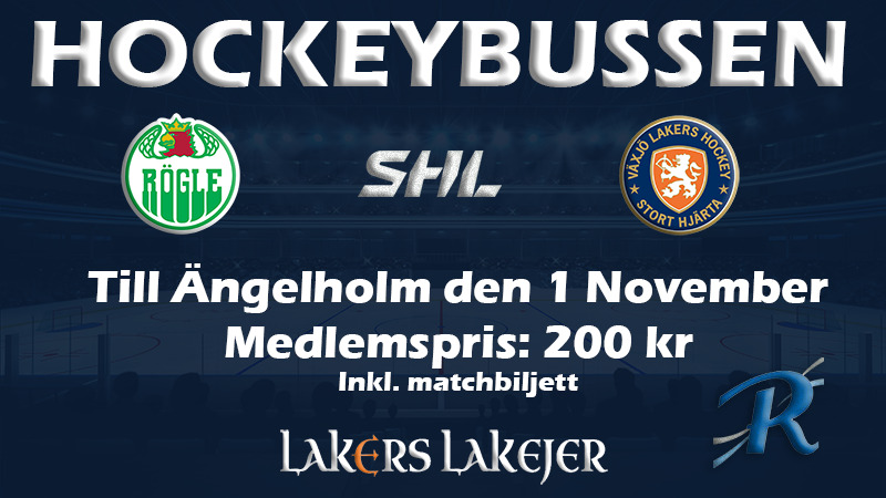 Hockeybussen till Ängelholm torsdagen den 1 november