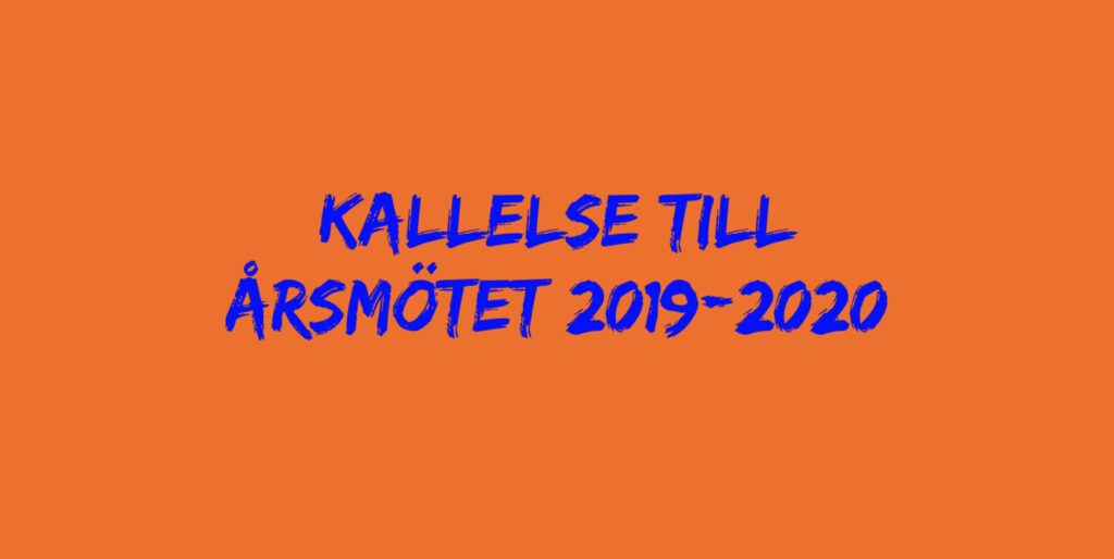 Kallelse till Lakers Lakejers årsmöte 2019/2020