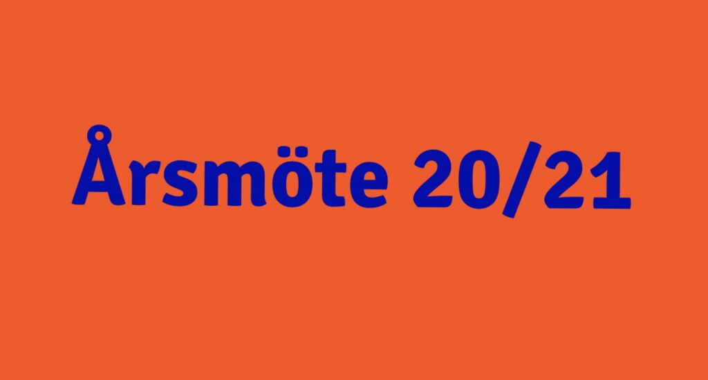 Rapport från årsmötet 2020/2021
