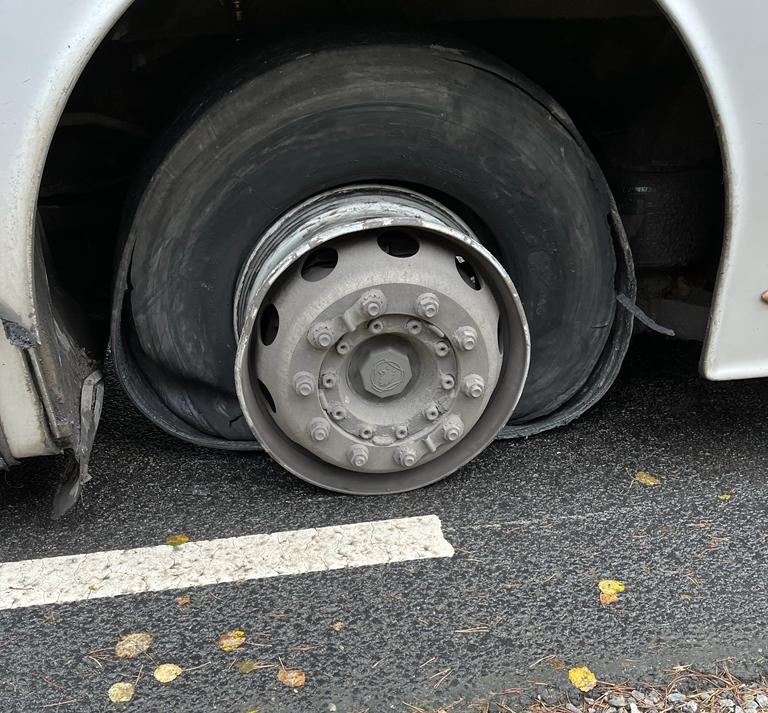 Angående gårdagens busshaveri