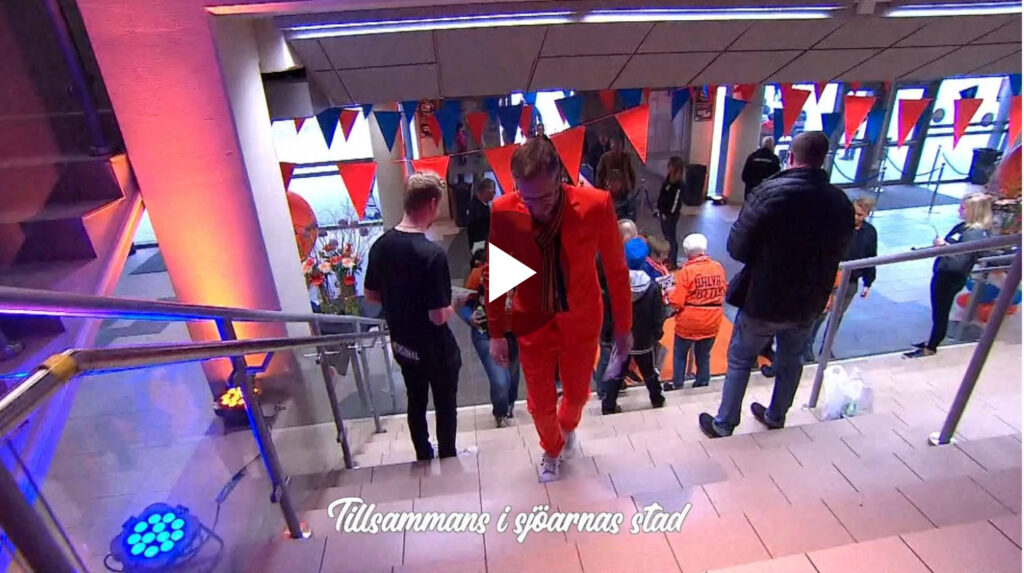 Premiär för hymnen Sjöarnas stad