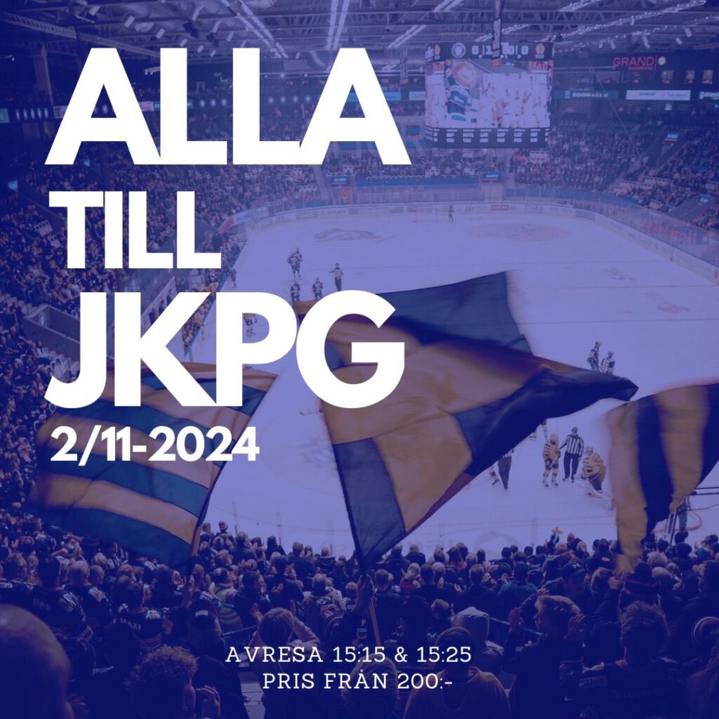 Hockeybussen till Jönköping 2/11