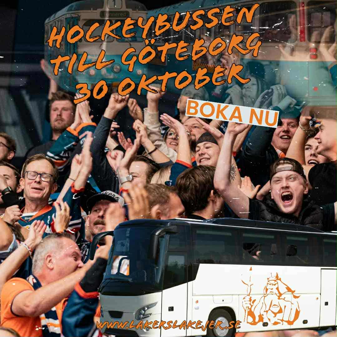Hockeybussen till Göteborg 30/10