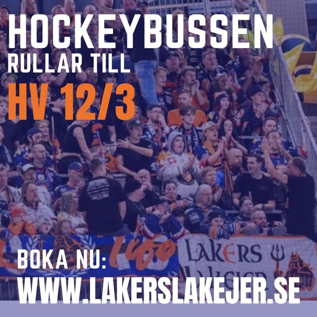 Hockeybussen rullar åter till Jerusalem 12/3!